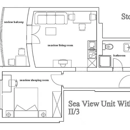 Apartament Beautiful With A Balcony Next To The Split